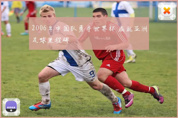 2006年中国队勇夺世界杯 成就亚洲足球里程碑