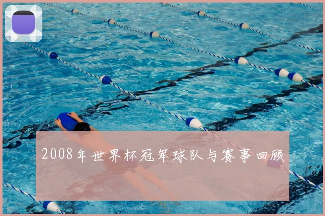2008年世界杯冠军球队与赛事回顾