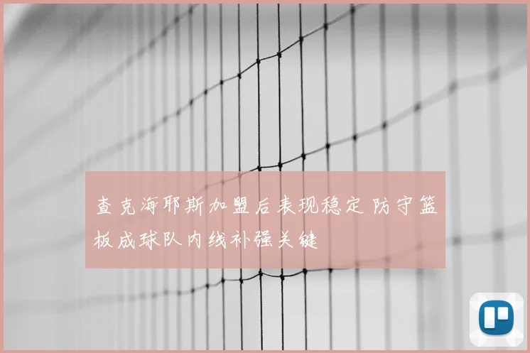 查克海耶斯加盟后表现稳定 防守篮板成球队内线补强关键